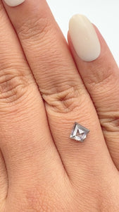 0.91ct | Rustic Kite Shape Step Cut Diamond - Modern Rustic Diamond