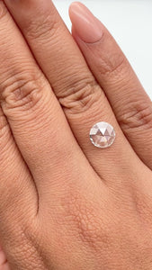 1.14ct | F/SI1 Round Shape Rose Cut Diamond (GIA) - Modern Rustic Diamond