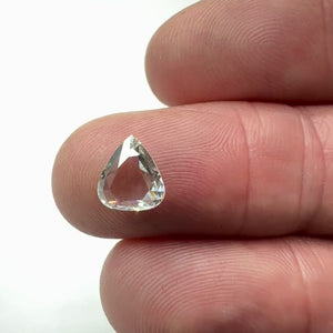 1.54ct | G/VS2 Pear Shape Rose Cut Diamond (GIA) - Modern Rustic Diamond