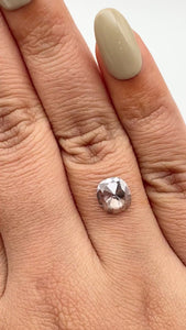 0.89ct | Rustic Cushion Shape Rose Cut Diamond - Modern Rustic Diamond