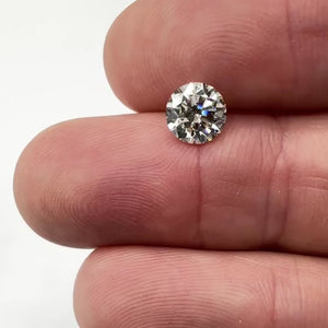 1.20ct | L/VS1 Round Shape Brilliant Cut Diamond (GIA) - Modern Rustic Diamond