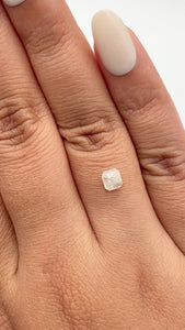 0.68ct | Rustic  Asscher Shape Step Cut Diamond - Modern Rustic Diamond