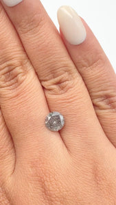 1.64ct | Rustic  Round Shape Brilliant Cut Diamond - Modern Rustic Diamond