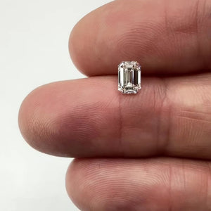 0.90ct | J/VS1 Emerald Shape Brilliant Cut Diamond (GIA) - Modern Rustic Diamond