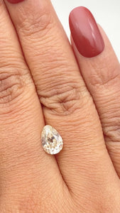 1.53ct | N/SI1 Pear Shape Old Mine Cut Diamond (GIA) - Modern Rustic Diamond