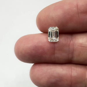 1.64ct | M/VS1 Emerald Shape Brilliant Cut Diamond (GIA) - Modern Rustic Diamond