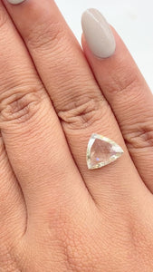 2.12ct | Light Color SI Trilliant Shape Rose Cut Diamond - Modern Rustic Diamond