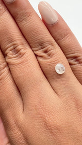 1.03ct | Salt & Pepper Cushion Shape Rose Cut Diamond - Modern Rustic Diamond