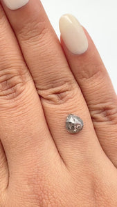 1.45ct | Rustic  Pear Shape Rose Cut Diamond - Modern Rustic Diamond
