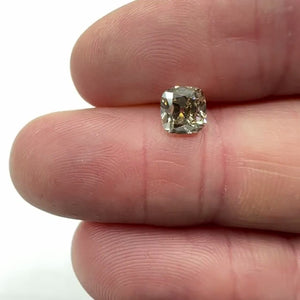 1.23ct | Champagne VVS Cushion Shape Old Mine Cut Diamond - Modern Rustic Diamond