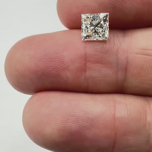 1.73ct | K/VS2 Princess Shape Brilliant Cut Diamond (GIA) - Modern Rustic Diamond