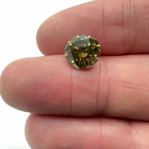 3.59ct | Cognac  Round Shape Brilliant Cut Diamond (GIA) - Modern Rustic Diamond