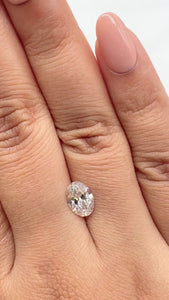 1.58ct | I/VVS1 Oval Shape Old Mine Cut Diamond (GIA) - Modern Rustic Diamond