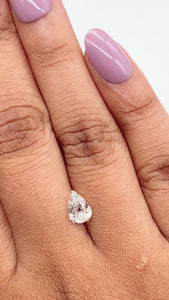 1.02ct | J/VS2 Pear Shape Old Mine Cut Diamond (GIA) - Modern Rustic Diamond