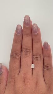 1.00ct | Champagne VVS Emerald Shape Step Cut Diamond - Modern Rustic Diamond