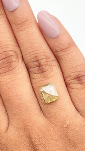 2.62ct | Rustic  Asscher Shape Step Cut Diamond - Modern Rustic Diamond