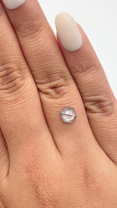 0.95ct | Rustic  Hexagon Shape Step Cut Diamond - Modern Rustic Diamond