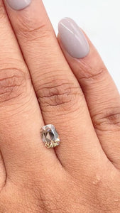 1.23ct | Fancy Light Yellowish Brown VS1 Cushion Shape Old Mine Cut Diamond (GIA) - Modern Rustic Diamond