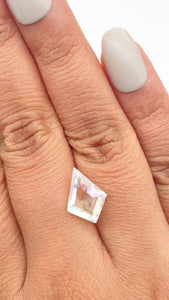 2.71ct |  Kite Shape Step Cut Moonstone - Modern Rustic Diamond