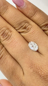 1.80ct | D/VS2 Oval Shape Old Mine Cut Diamond (GIA) - Modern Rustic Diamond