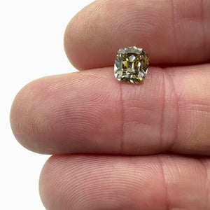 1.22ct | Champagne VS Cushion Shape Old Mine Cut Diamond - Modern Rustic Diamond