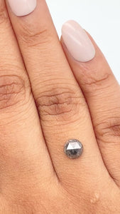0.69ct | Rustic  Round Shape Rose Cut Diamond - Modern Rustic Diamond