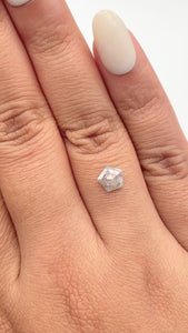 0.69ct | Rustic  Shield Shape Rose Cut Diamond - Modern Rustic Diamond