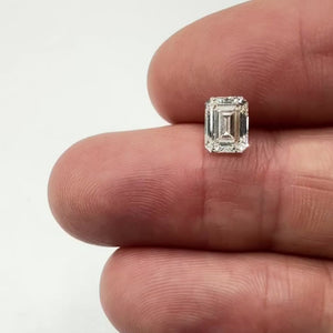 1.60ct | L/VVS2 Emerald Shape Brilliant Cut Diamond (GIA) - Modern Rustic Diamond