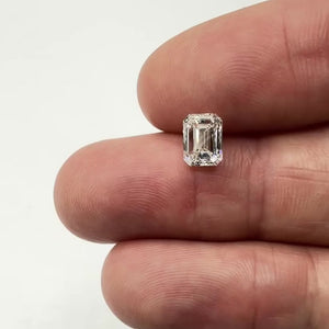 1.70ct | K/VS1 Emerald Shape Brilliant Cut Diamond (GIA) - Modern Rustic Diamond