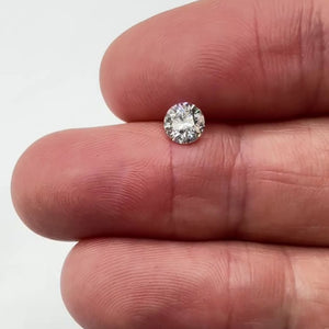 0.70ct | G-H/SI1-SI2 Round Shape Brilliant Cut Diamond - Modern Rustic Diamond
