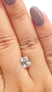 1.56ct | Q-R/VS1 Cushion Shape Old Mine Cut Diamond (GIA) - Modern Rustic Diamond