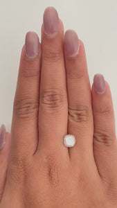 2.12ct | Salt & Pepper Cushion Shape Brilliant Cut Diamond - Modern Rustic Diamond
