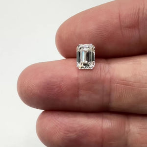 1.81ct | L/VVS2 Emerald Shape Brilliant Cut Diamond (GIA) - Modern Rustic Diamond
