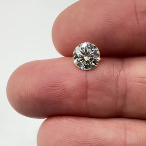1.22ct | M/VS1 Round Shape Brilliant Cut Diamond (GIA) - Modern Rustic Diamond