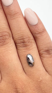 1.12ct | Rustic Oval Shape Rose Cut Diamond - Modern Rustic Diamond