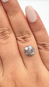 2.33ct | Rustic Round Shape Rose Cut Diamond - Modern Rustic Diamond