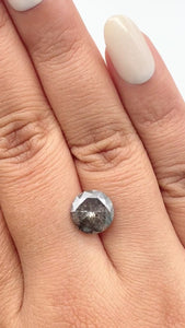 3.24ct | Rustic Round Shape Brilliant Cut Diamond - Modern Rustic Diamond