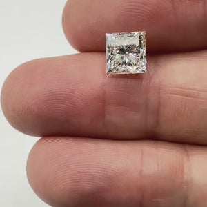 2.50ct | J/VVS2 Princess Shape Brilliant Cut Diamond (GIA) - Modern Rustic Diamond
