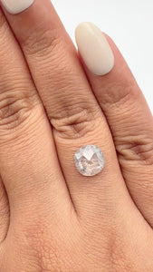 2.31ct | Rustic Cushion Shape Rose Cut Diamond - Modern Rustic Diamond