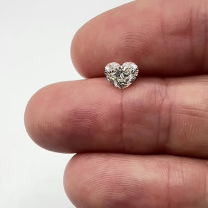1.92ct | K/SI1 Heart Shape Brilliant Cut Diamond (GIA) - Modern Rustic Diamond