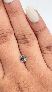0.78ct | Rustic Oval Shape Brilliant Cut Diamond - Modern Rustic Diamond