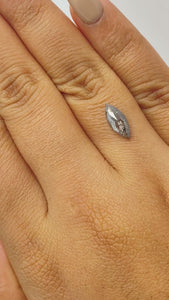 1.03ct | Rustic Marquise Shape Rose Cut Diamond - Modern Rustic Diamond