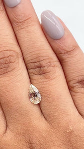 1.27ct | O-P/SI1 Pear Shape Old Mine Cut Diamond (GIA) - Modern Rustic Diamond