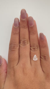 1.02ct | D/VS1 Pear Shape Rose Cut Diamond (GIA) - Modern Rustic Diamond