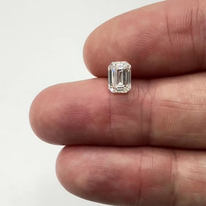 1.70ct | K/VS2 Emerald Shape Brilliant Cut Diamond (GIA) - Modern Rustic Diamond