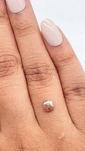 0.59ct | Rstc/ Cushion Shape Rose Cut Diamond - Modern Rustic Diamond