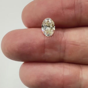 0.90ct | J/SI2 Oval Shape Brilliant Cut Diamond (GIA) - Modern Rustic Diamond