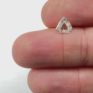 1.02ct | K/VS2 Shield Shape Step Cut Diamond (GIA) - Modern Rustic Diamond