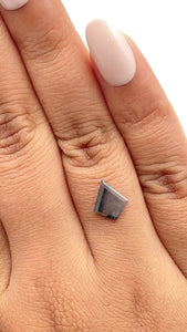 0.93ct | Rustic  Kite Shape Rose Cut Diamond - Modern Rustic Diamond