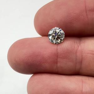 1.25ct | K/IF Round Shape Brilliant Cut Diamond (GIA) - Modern Rustic Diamond